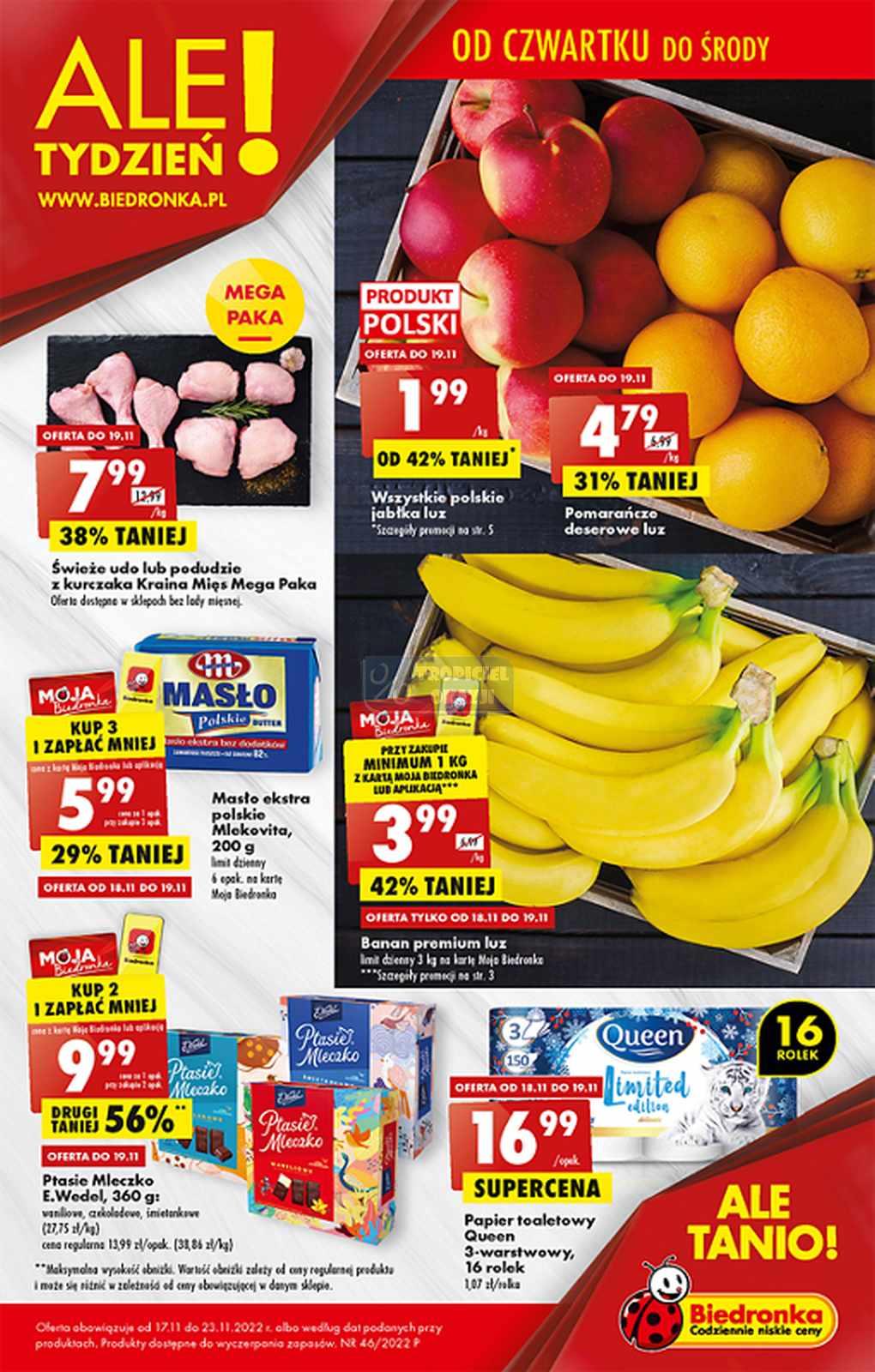 Gazetka promocyjna Biedronka str. 1