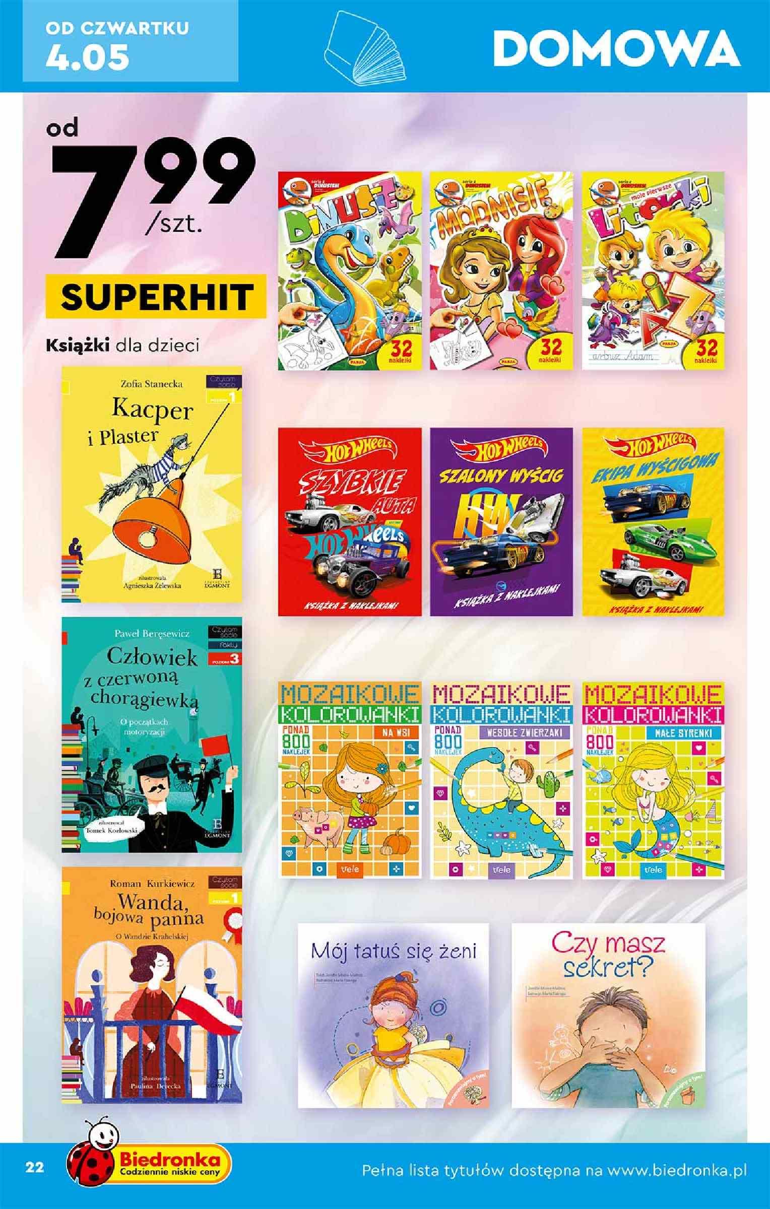 Gazetka promocyjna Biedronka str. 22