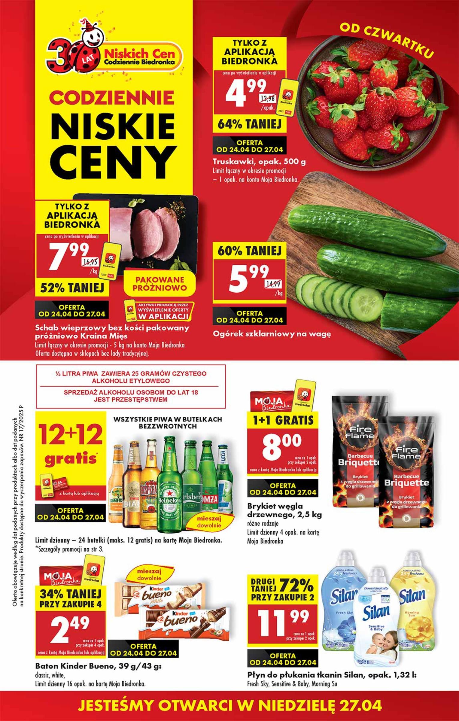 Gazetka promocyjna Biedronka str. 1