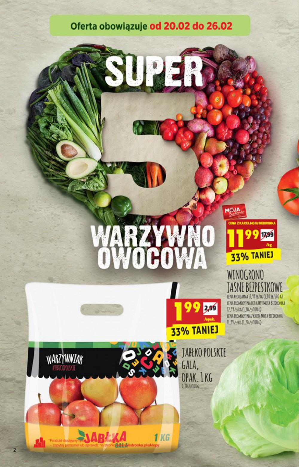 Gazetka promocyjna Biedronka str. 2