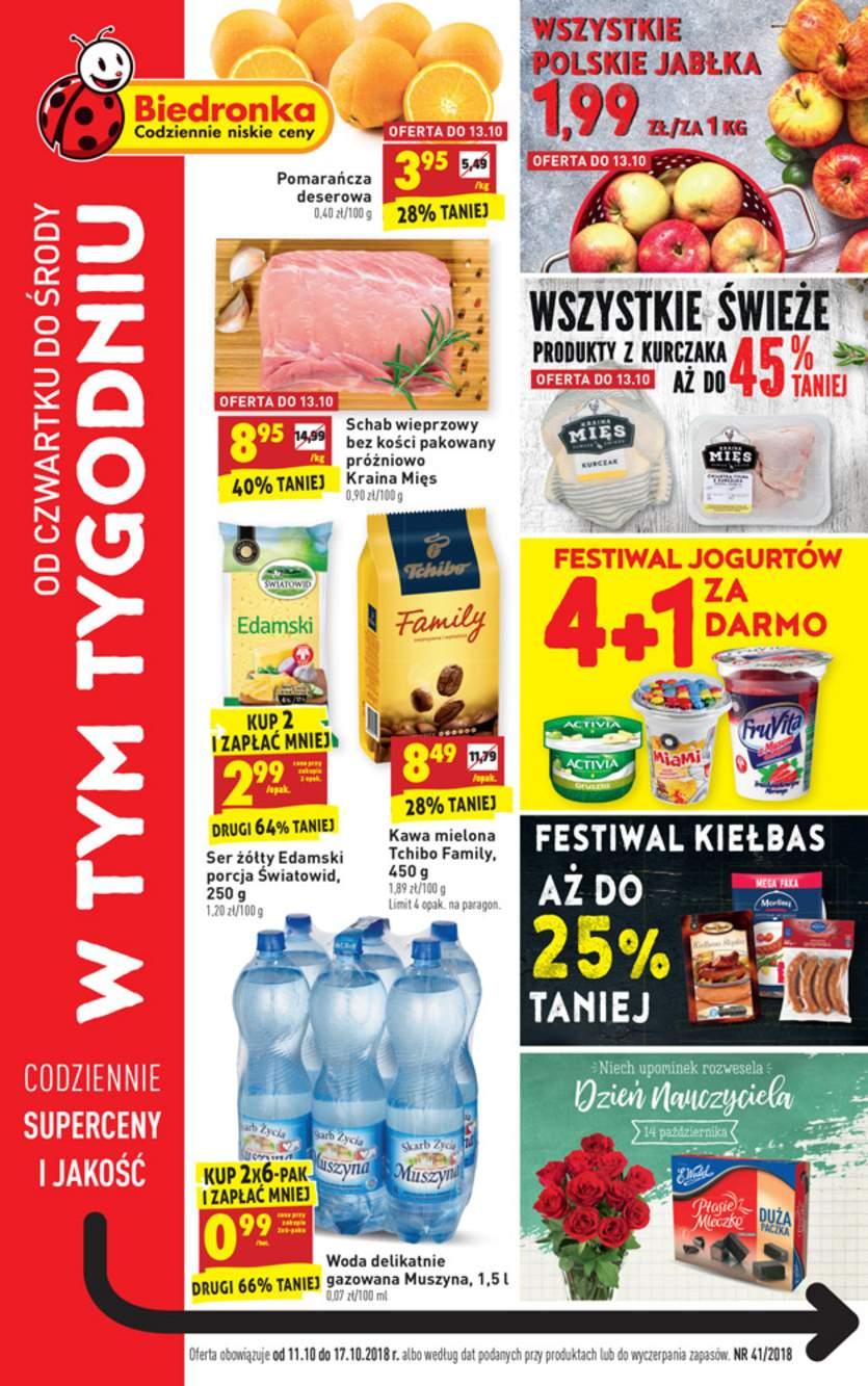 Gazetka promocyjna Biedronka str. 1