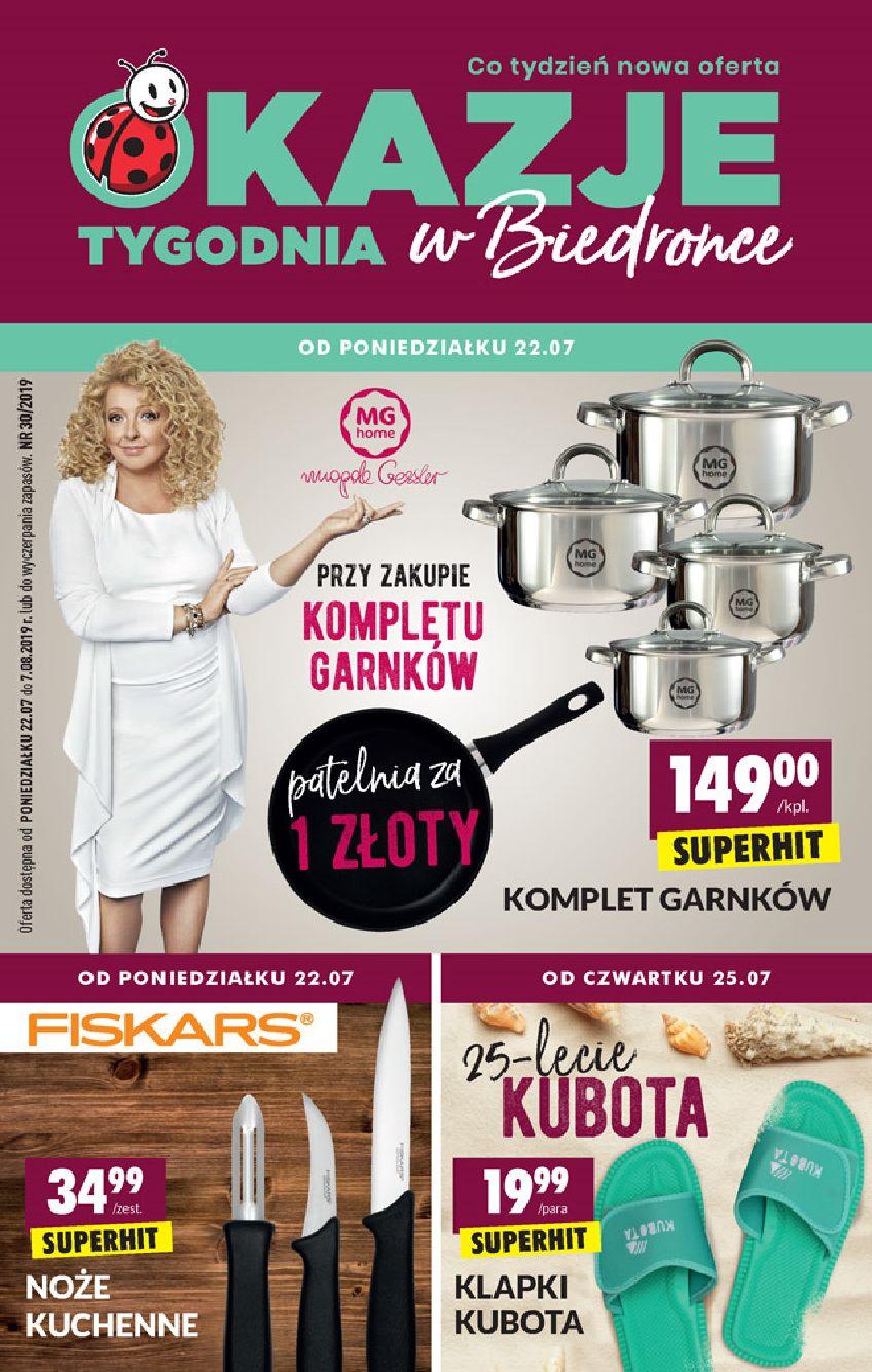 Gazetka promocyjna Biedronka str. 1