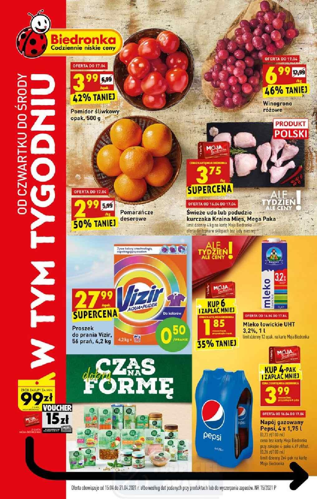 Gazetka promocyjna Biedronka str. 1