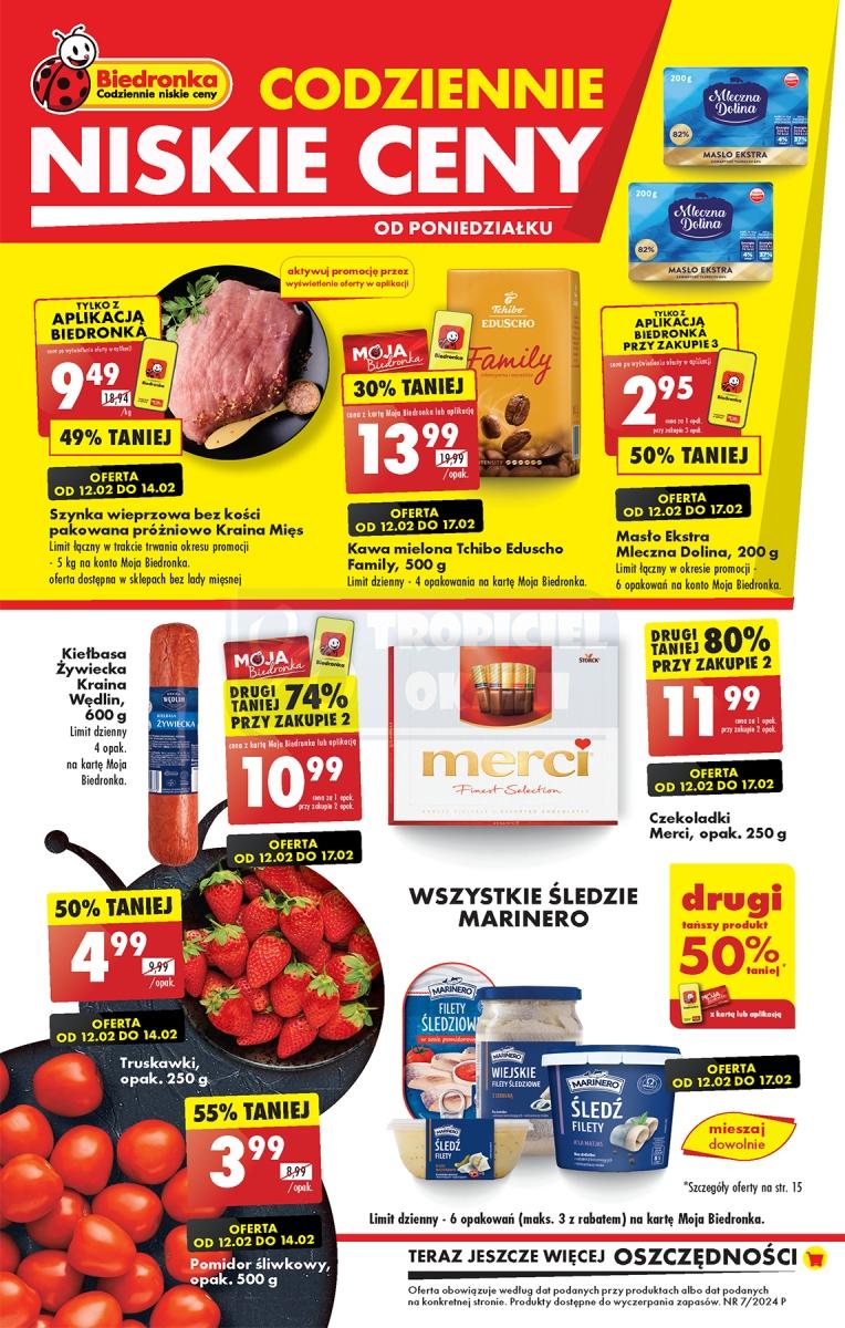 Gazetka promocyjna Biedronka str. 1