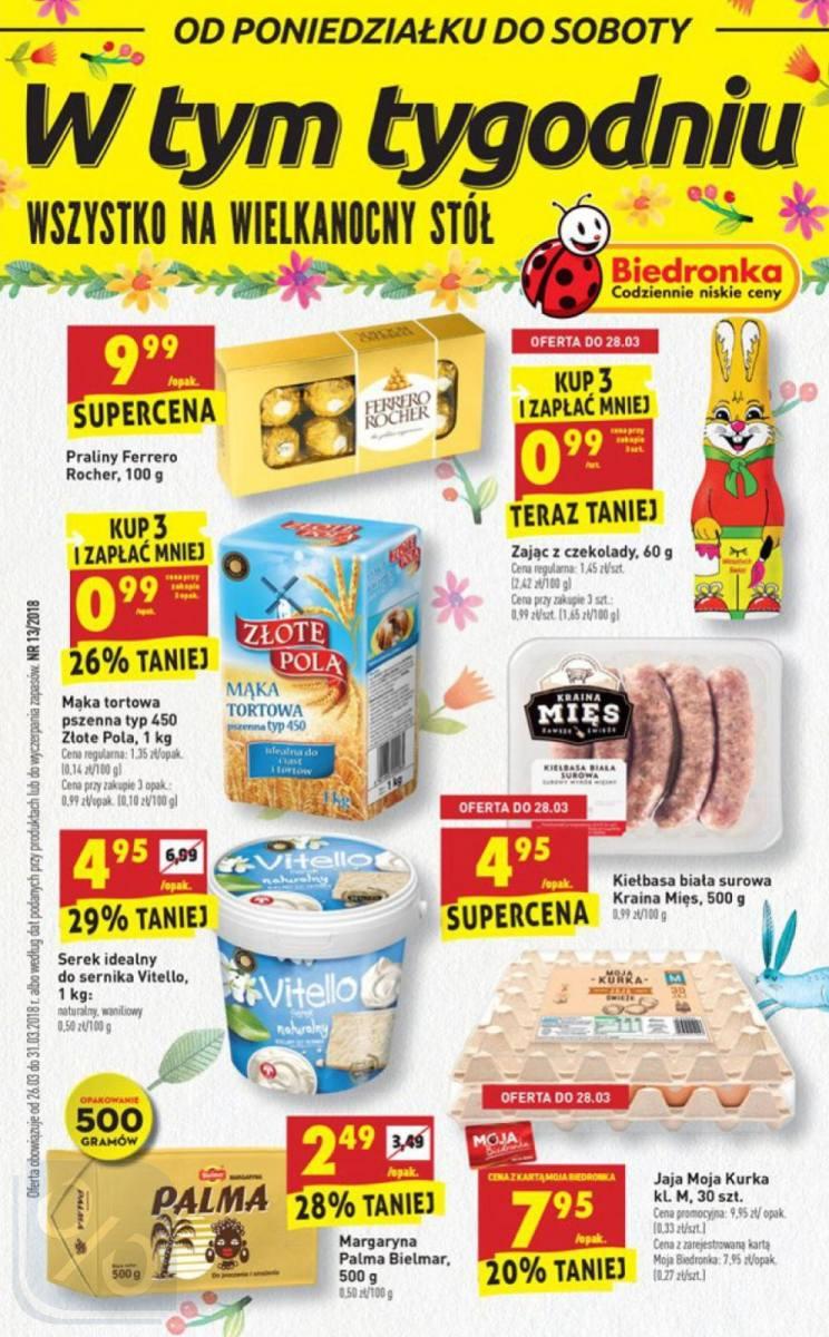 Gazetka promocyjna Biedronka str. 1