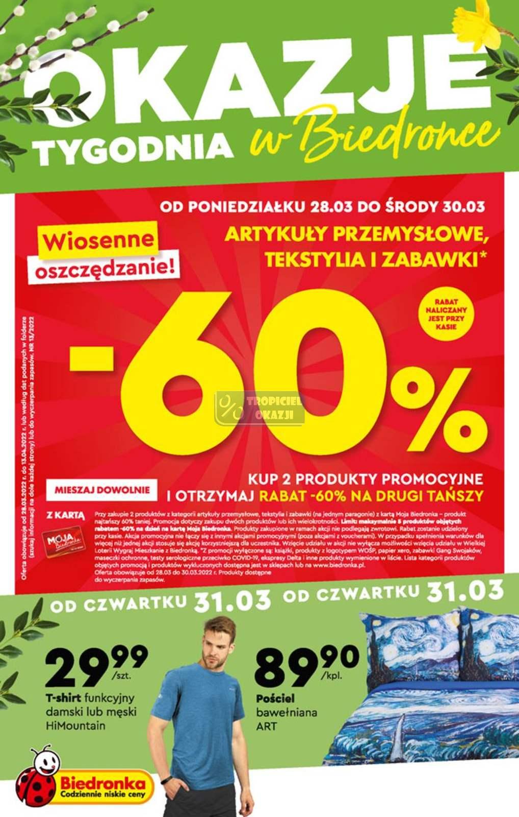 Gazetka promocyjna Biedronka str. 1