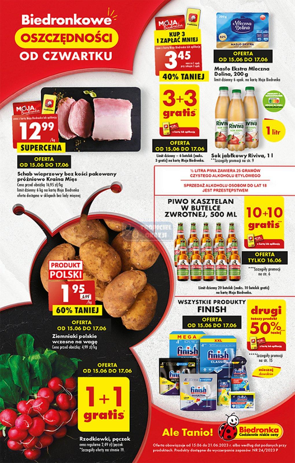 Gazetka promocyjna Biedronka str. 1