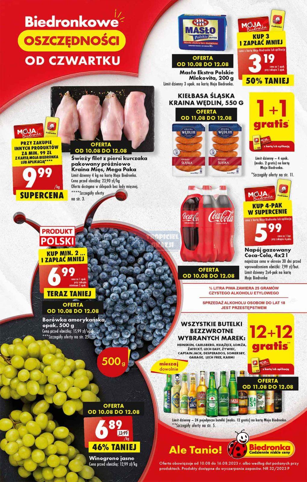 Gazetka promocyjna Biedronka str. 1