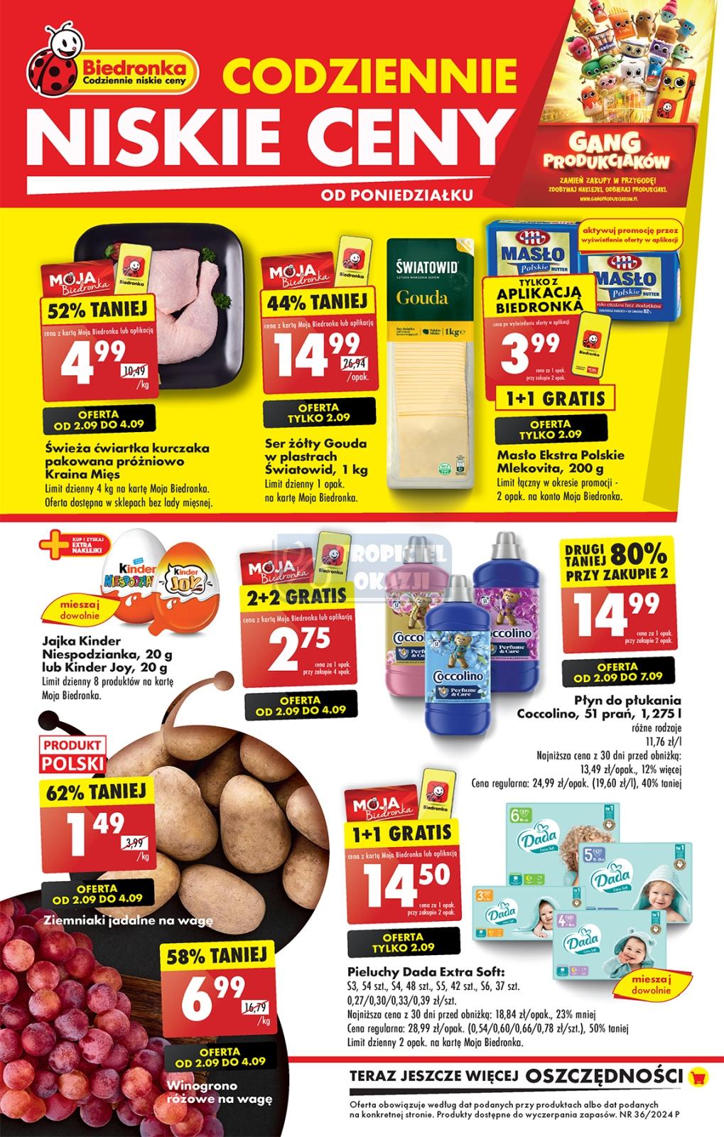 Gazetka promocyjna Biedronka str. 1