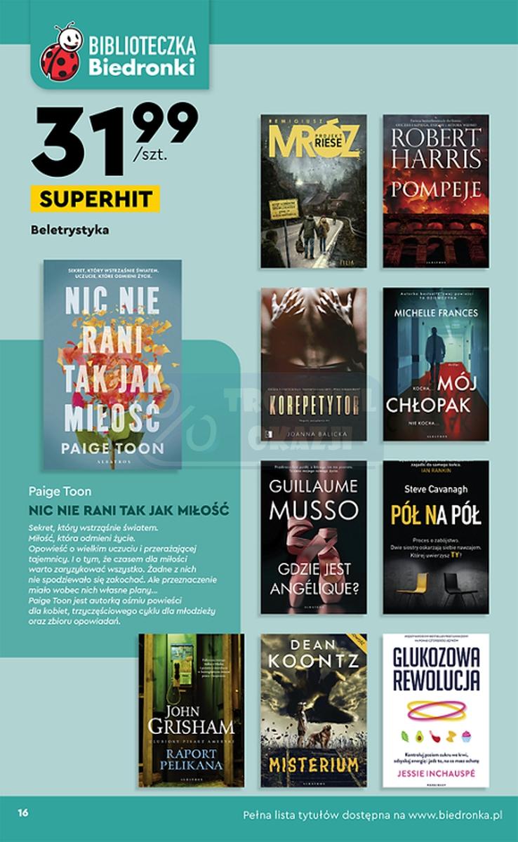 Gazetka promocyjna Biedronka str. 16