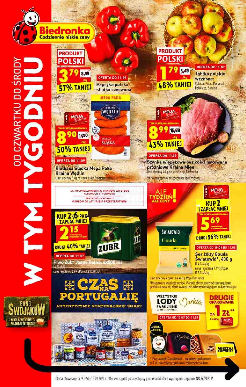 Gazetka promocyjna Biedronka str. 1