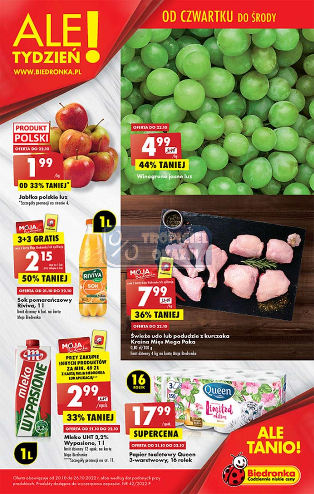 Gazetka promocyjna Biedronka str. 1