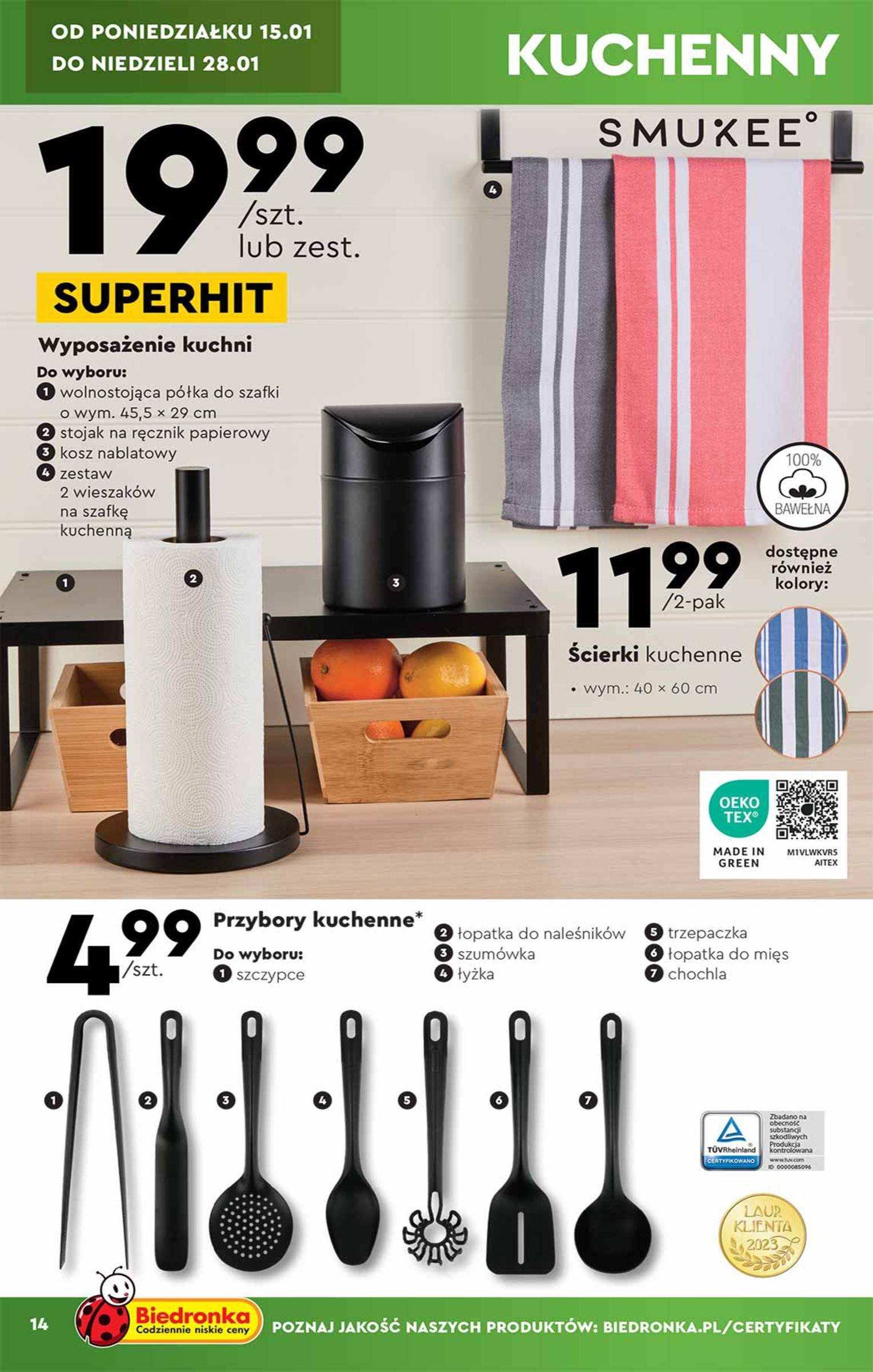 Gazetka promocyjna Biedronka str. 14