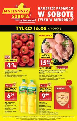 Biedronka tylko w sobotę