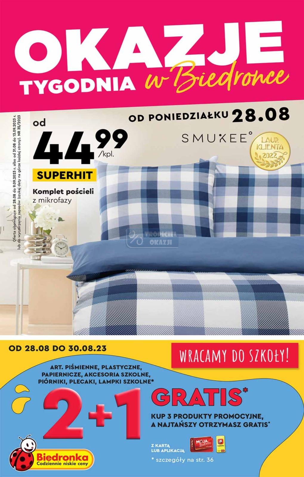 Gazetka promocyjna Biedronka str. 1