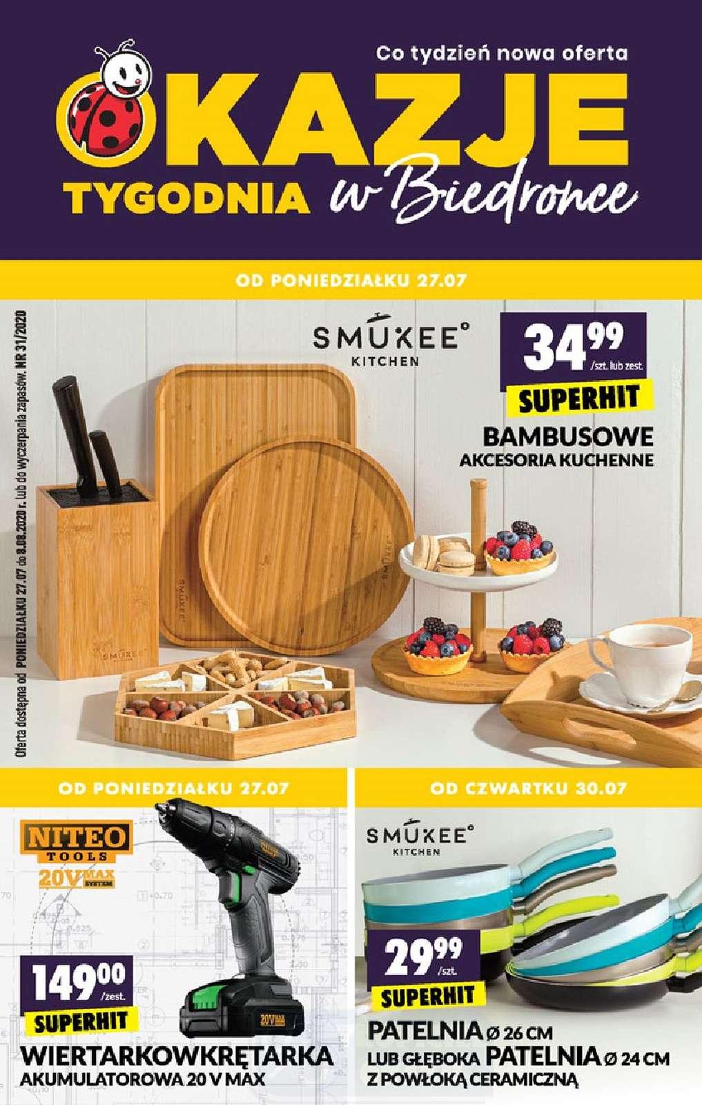 Gazetka promocyjna Biedronka str. 1