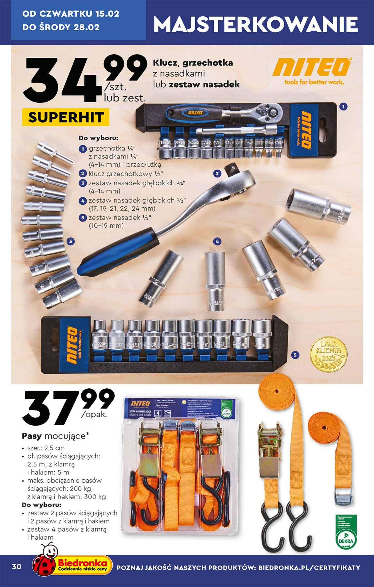 Gazetka promocyjna Biedronka str. 30