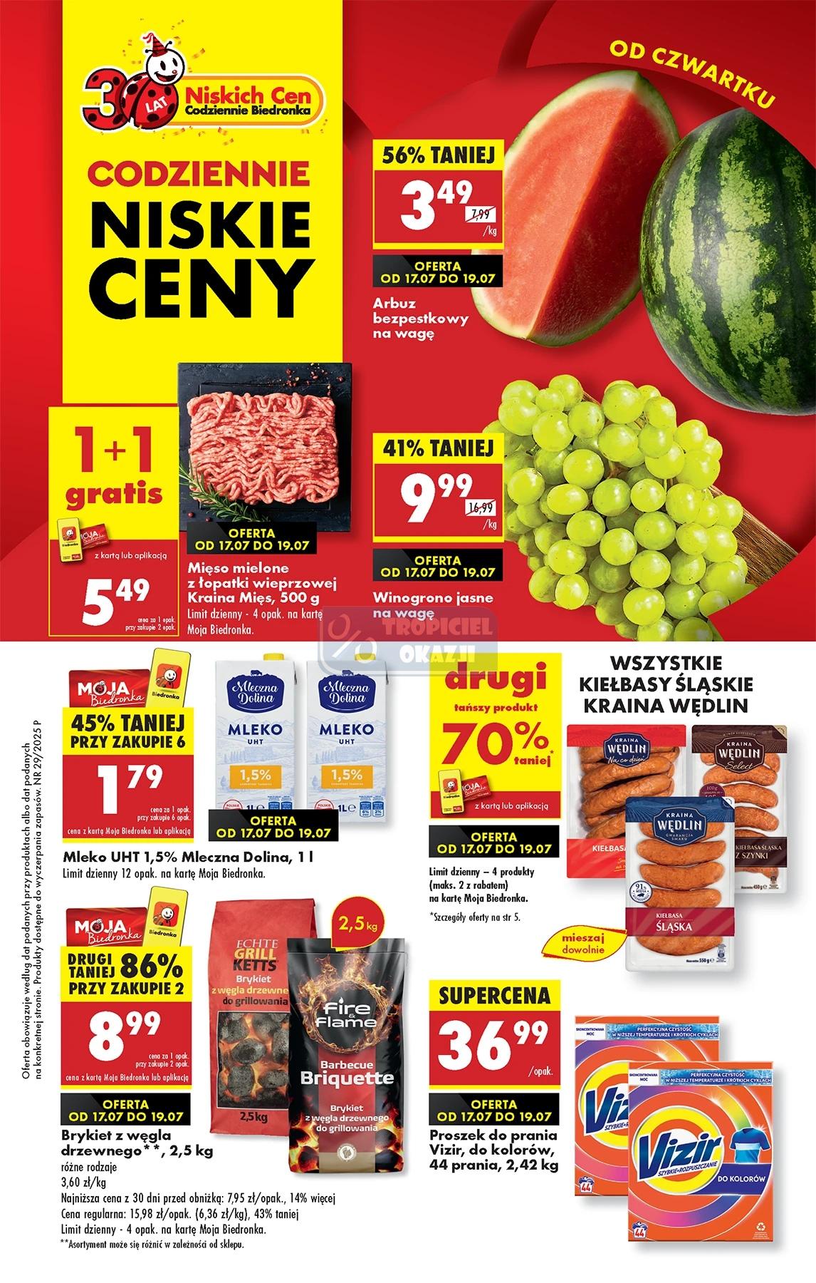 Gazetka promocyjna Biedronka str. 1