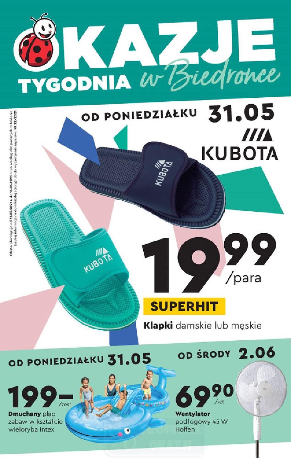 Gazetka promocyjna Biedronka str. 1