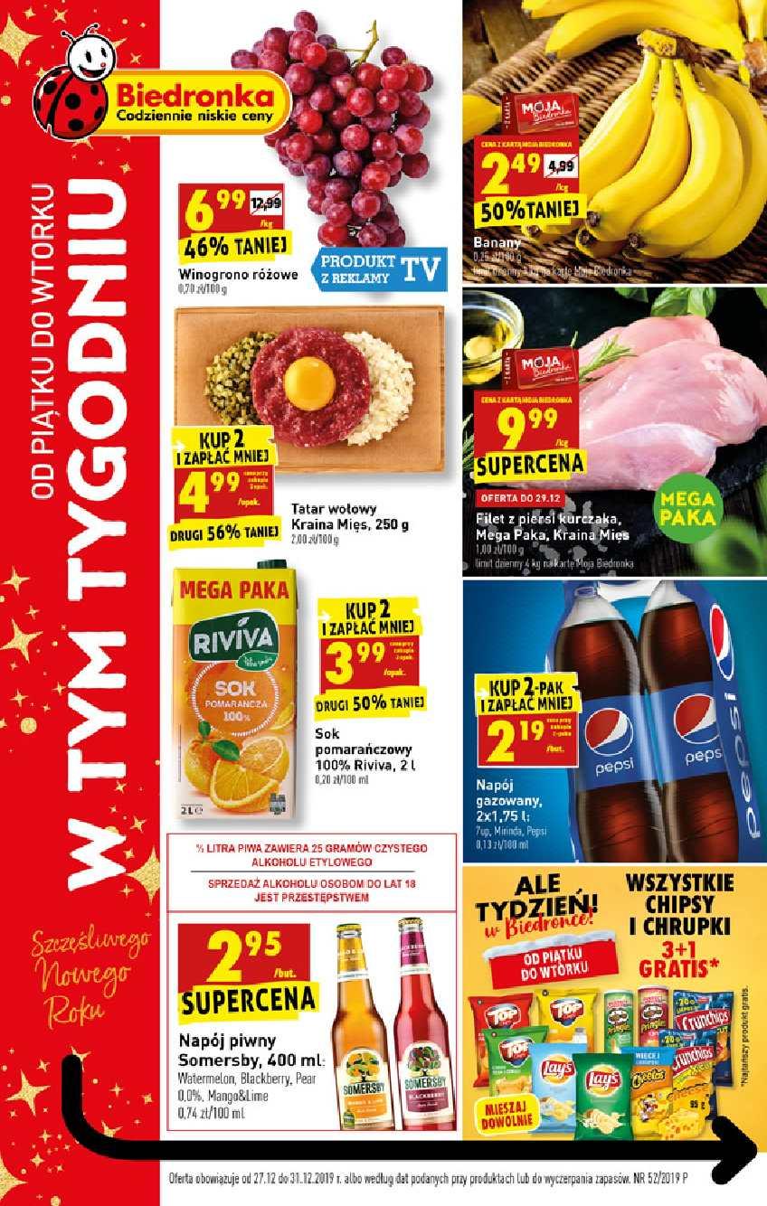 Gazetka promocyjna Biedronka str. 1