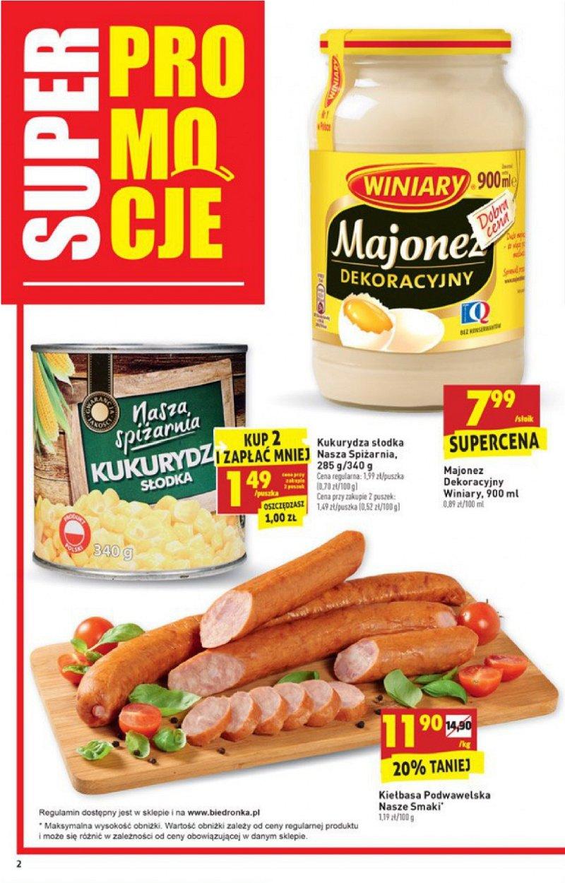 Gazetka promocyjna Biedronka str. 2