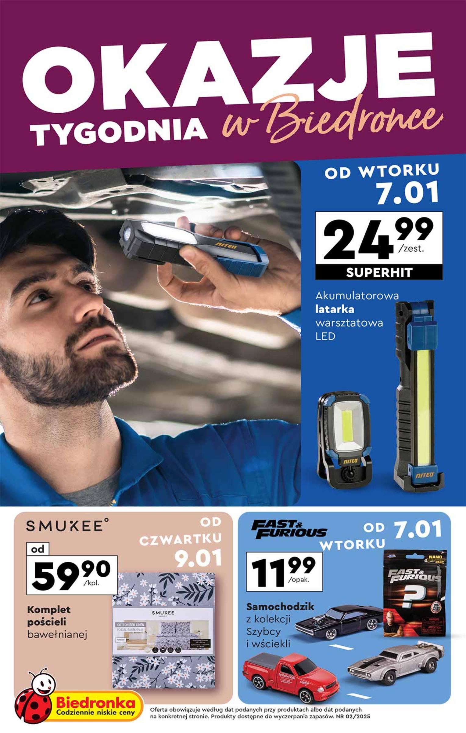 Gazetka promocyjna Biedronka str. 1