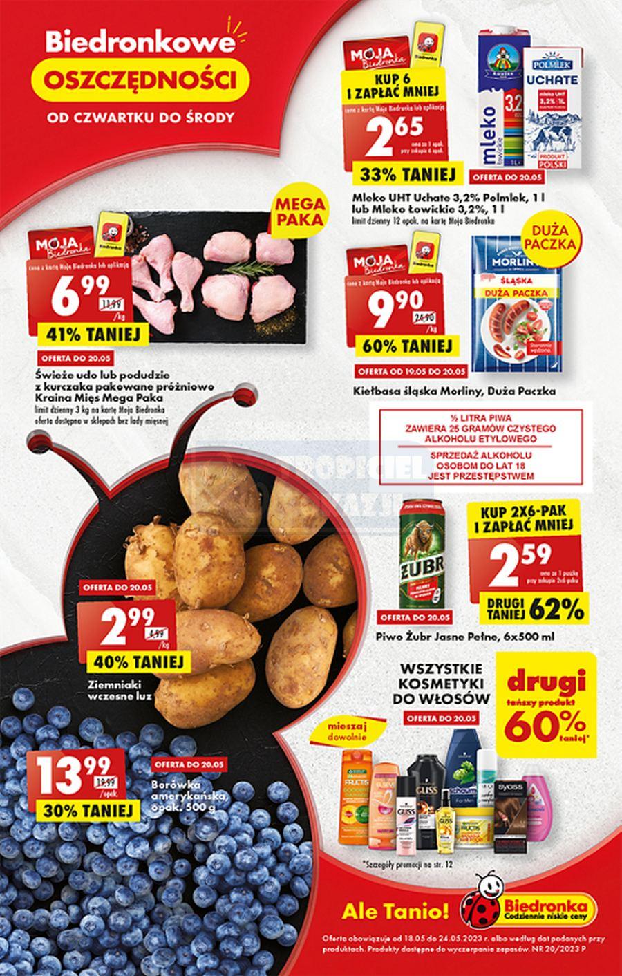 Gazetka promocyjna Biedronka str. 1