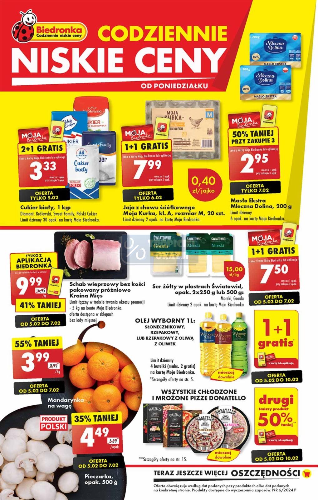 Gazetka promocyjna Biedronka str. 1