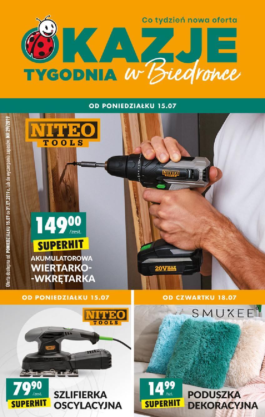 Gazetka promocyjna Biedronka str. 1