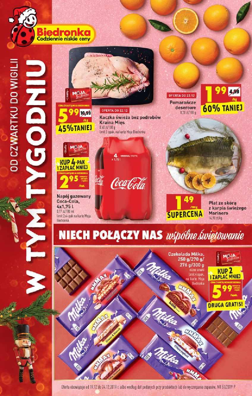 Gazetka promocyjna Biedronka str. 1