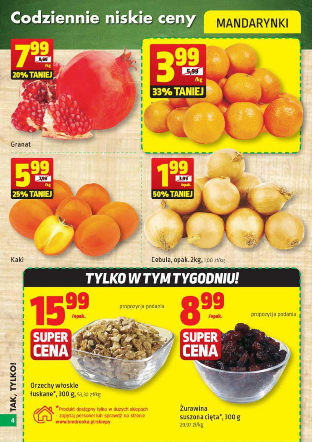 Gazetka promocyjna Biedronka str. 4