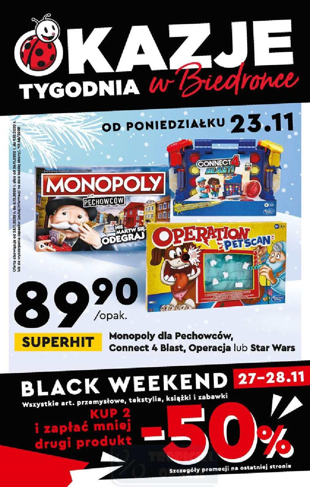 Gazetka promocyjna Biedronka str. 1