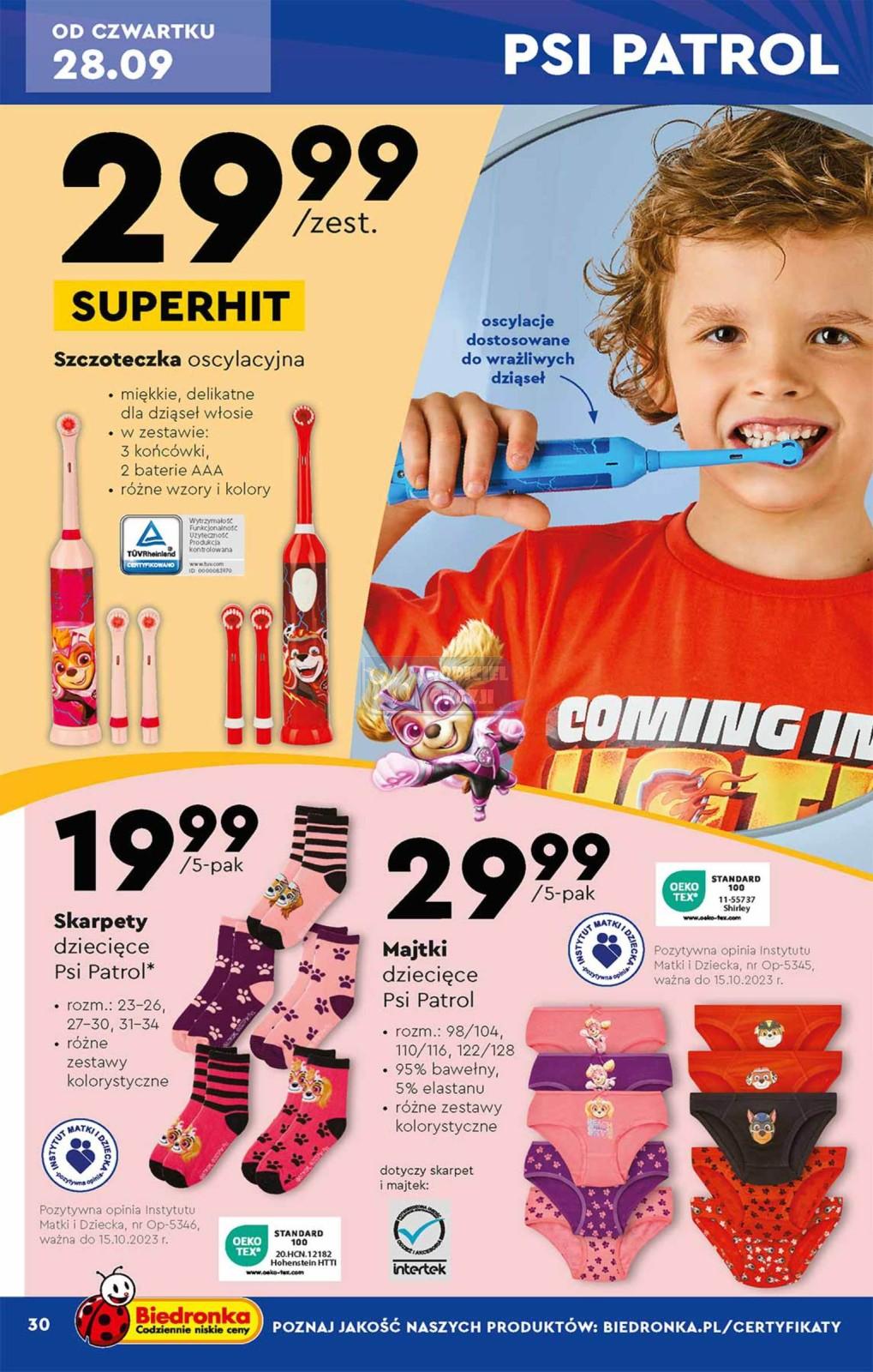 Gazetka promocyjna Biedronka str. 30