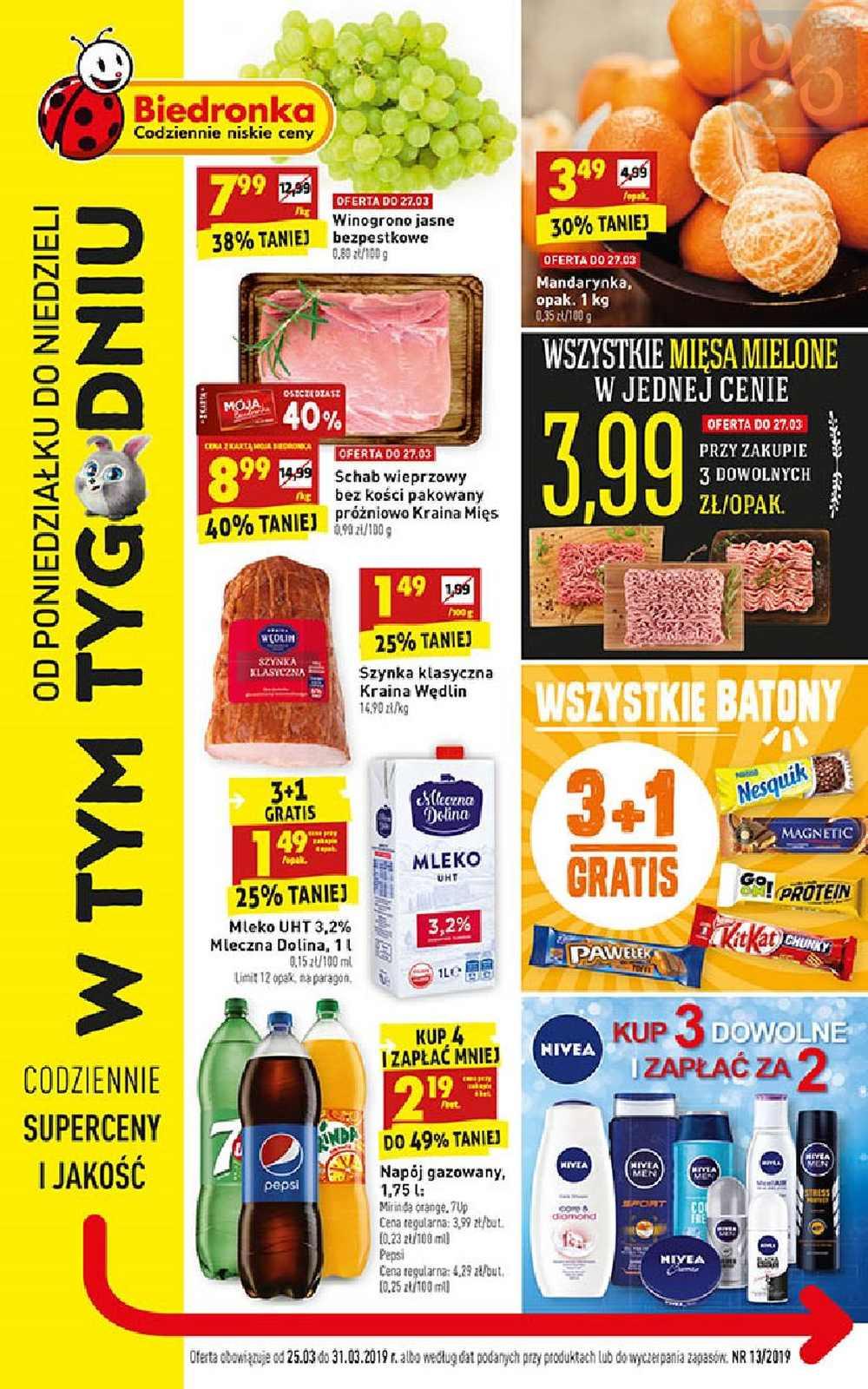 Gazetka promocyjna Biedronka str. 1