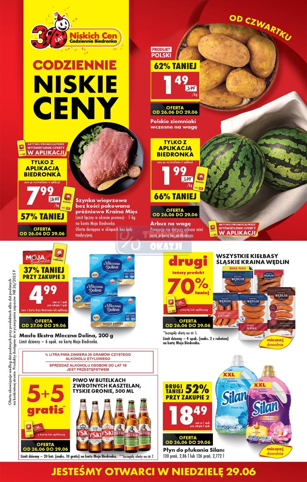 Gazetka promocyjna Biedronka str. 1