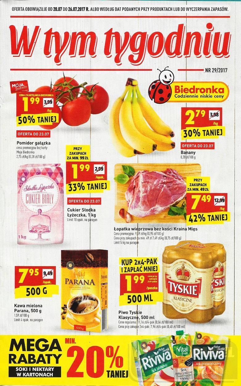 Gazetka promocyjna Biedronka str. 1