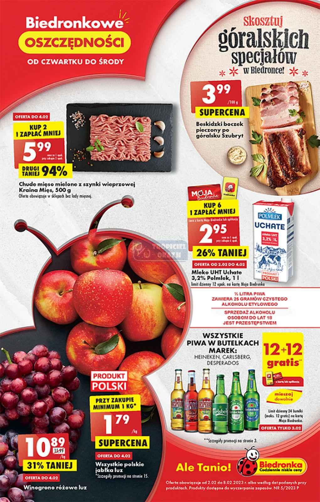 Gazetka promocyjna Biedronka str. 1
