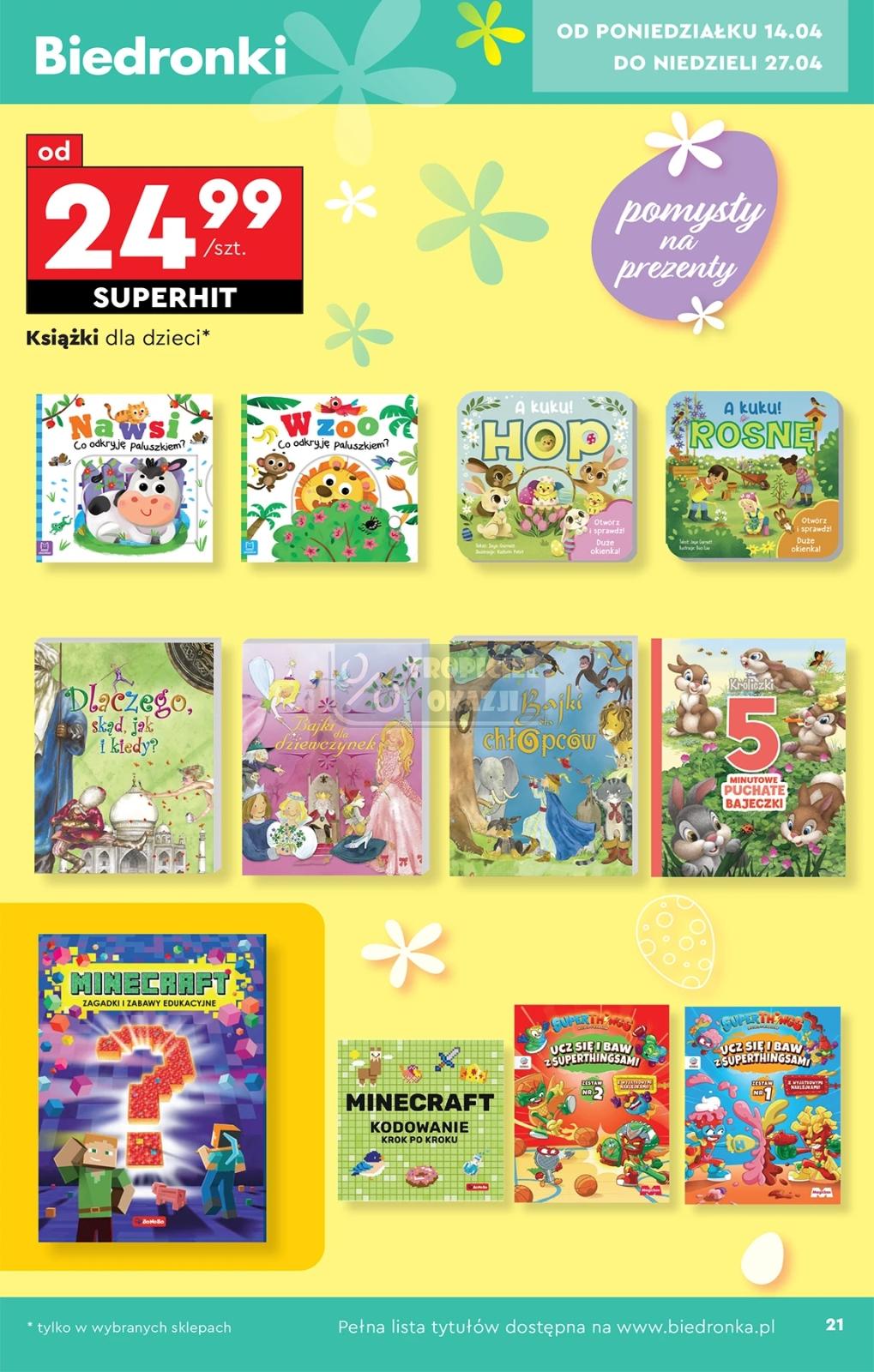 Gazetka promocyjna Biedronka str. 21