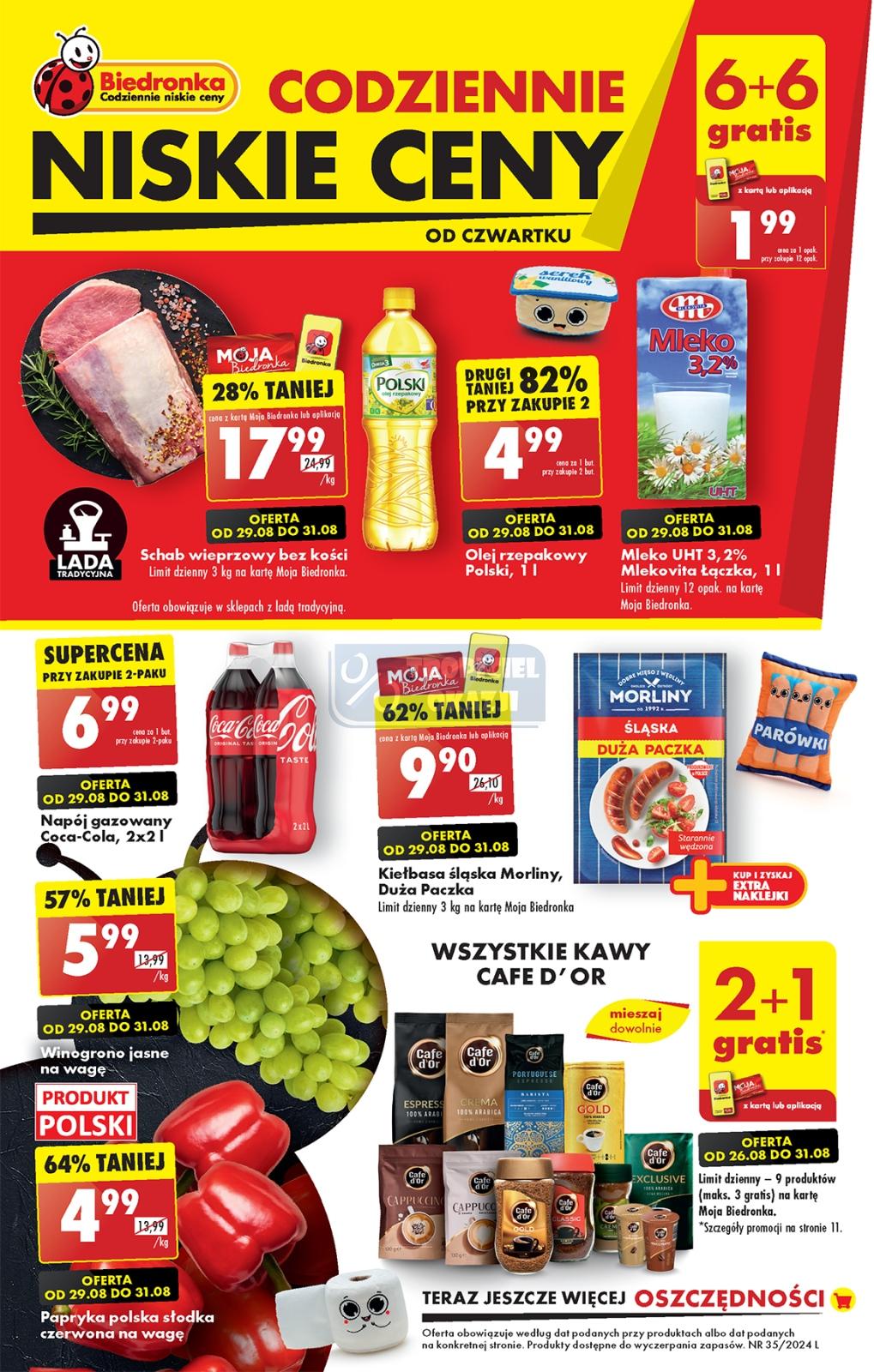 Gazetka promocyjna Biedronka str. 1