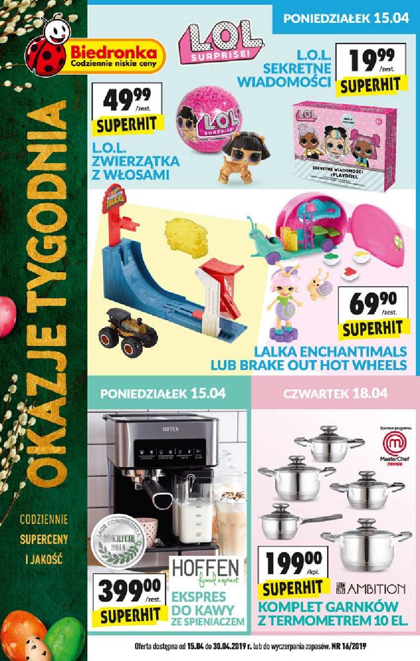 Gazetka promocyjna Biedronka str. 1