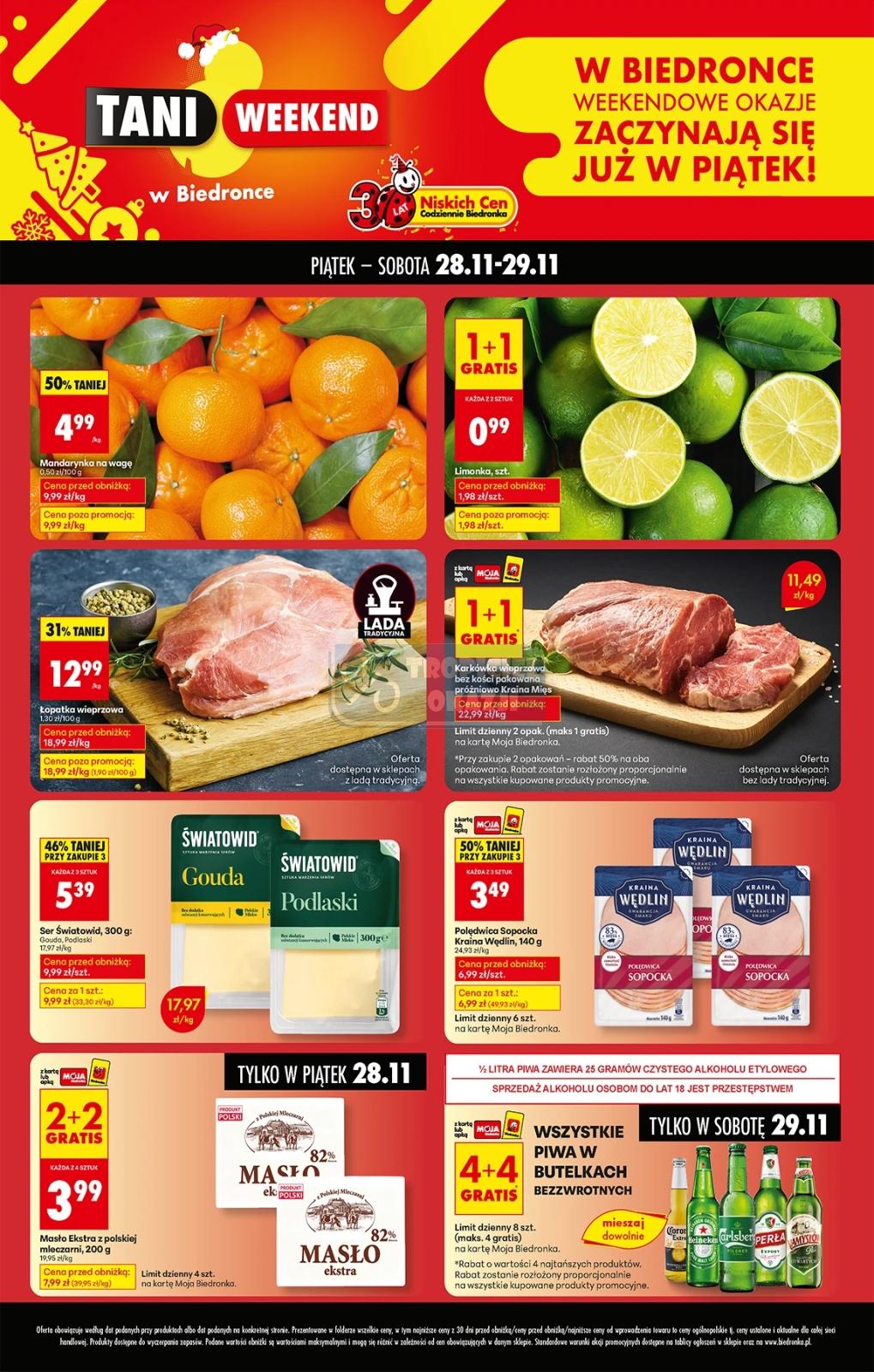 Gazetka promocyjna Biedronka str. 1