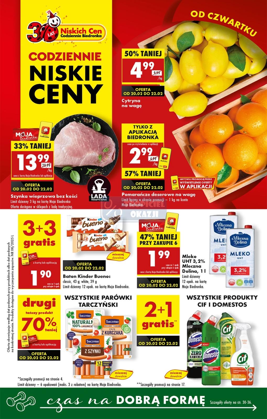 Gazetka promocyjna Biedronka str. 1