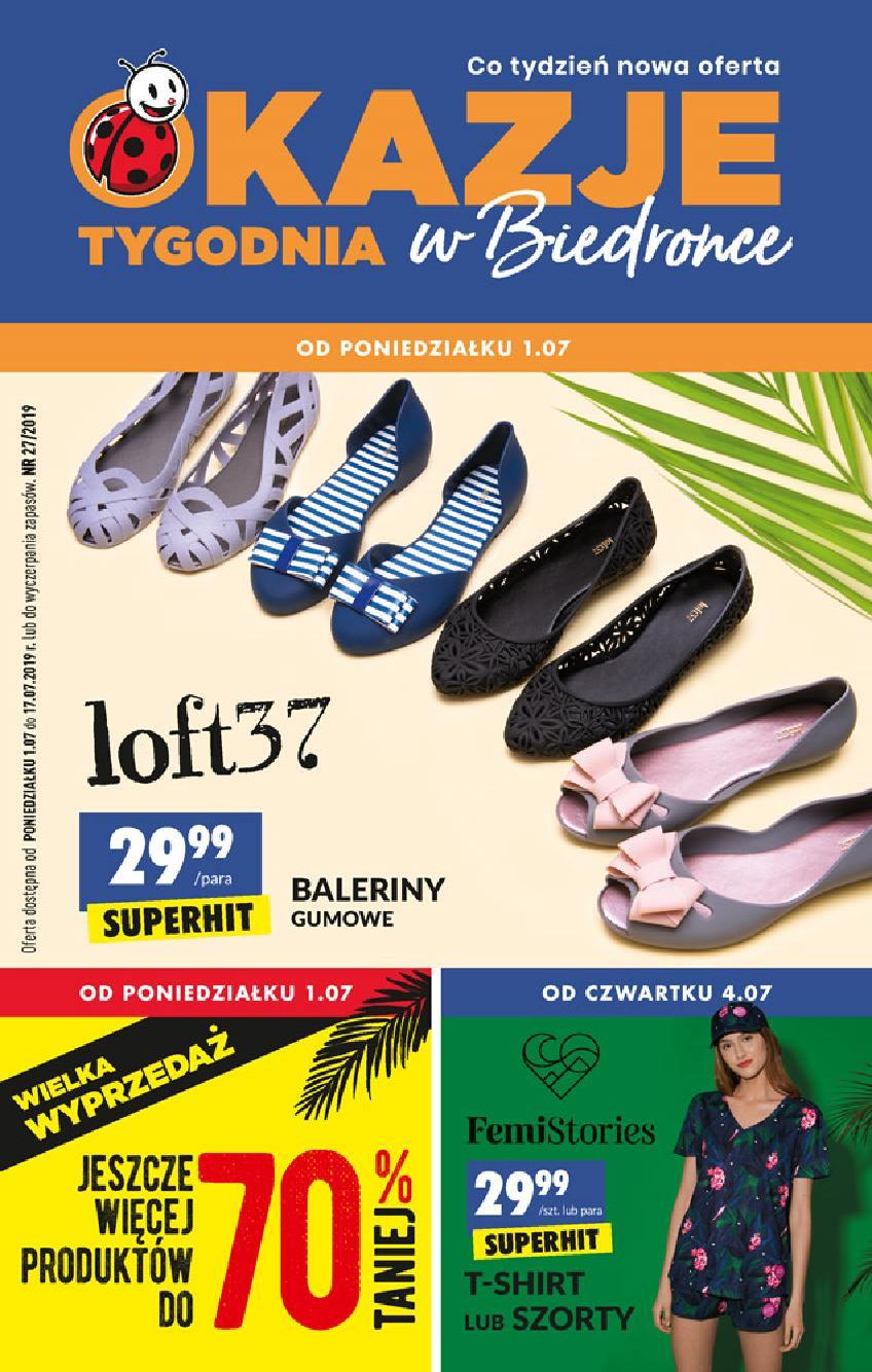 Gazetka promocyjna Biedronka str. 1