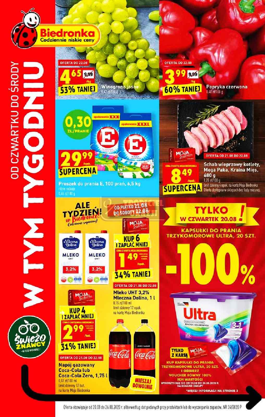 Gazetka promocyjna Biedronka str. 1