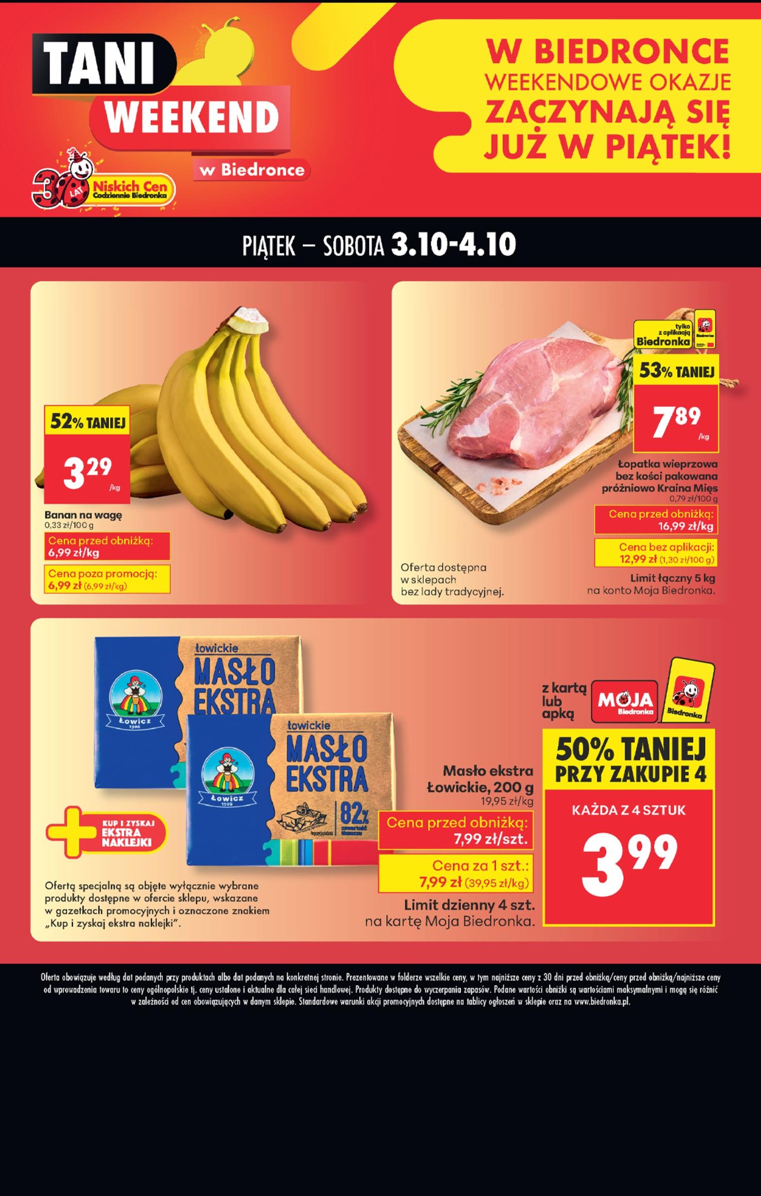 Gazetka promocyjna Biedronka str. 1