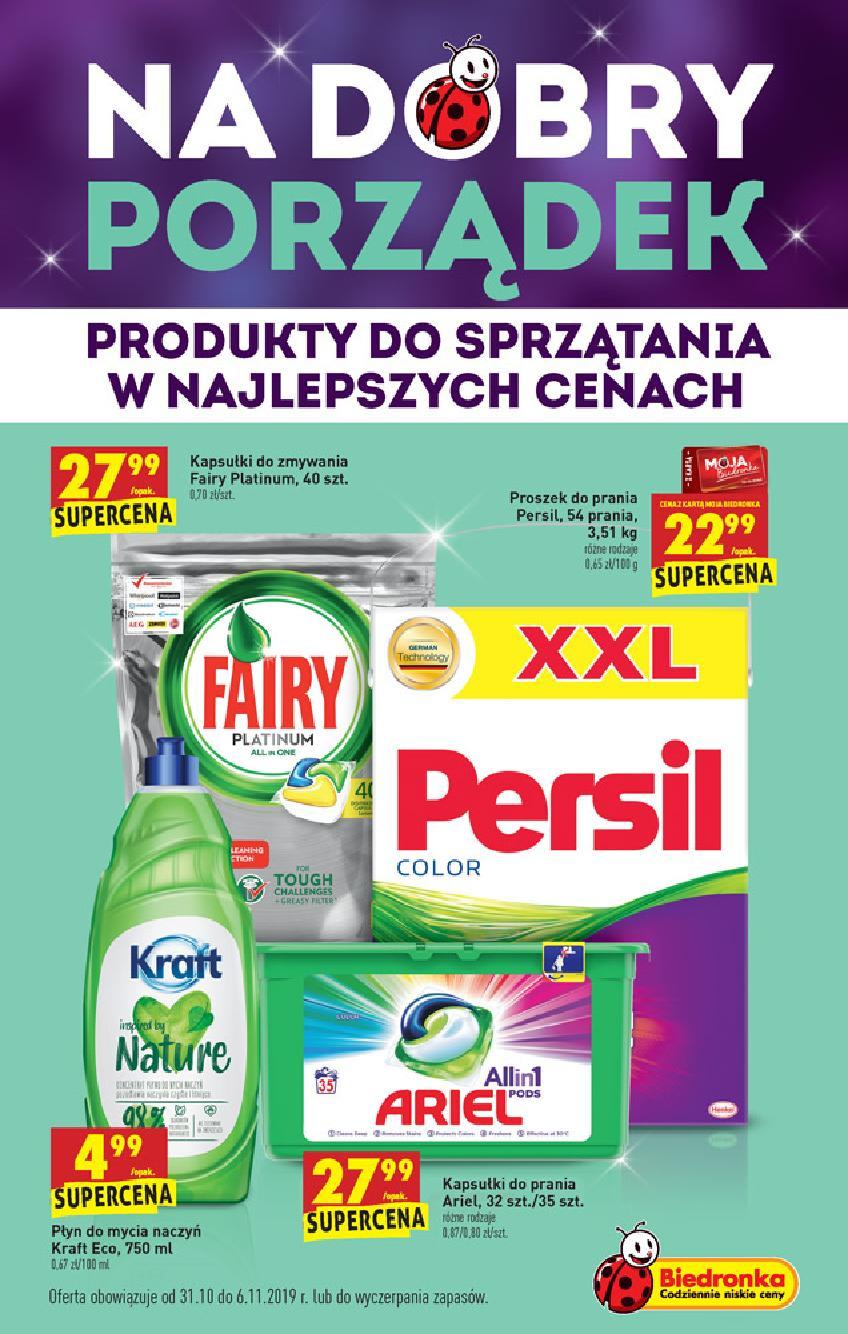 Gazetka promocyjna Biedronka str. 1