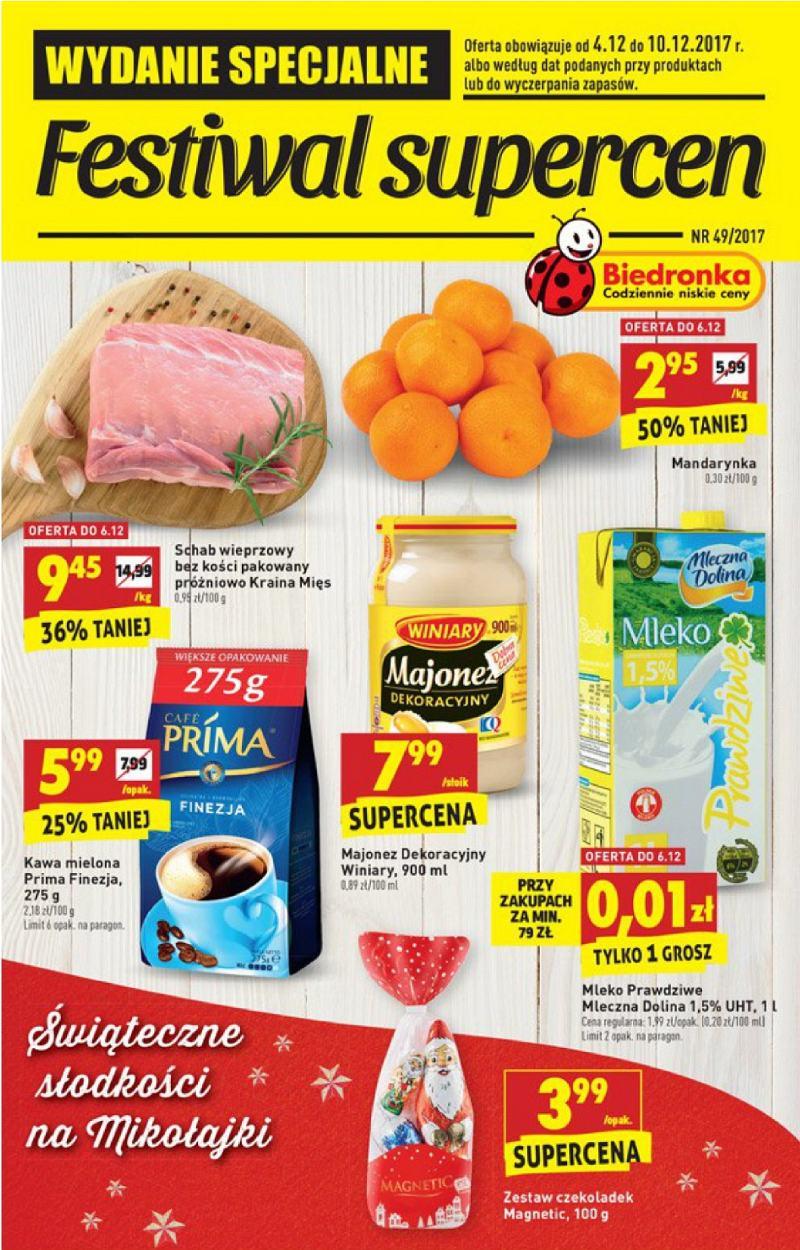 Gazetka promocyjna Biedronka str. 1