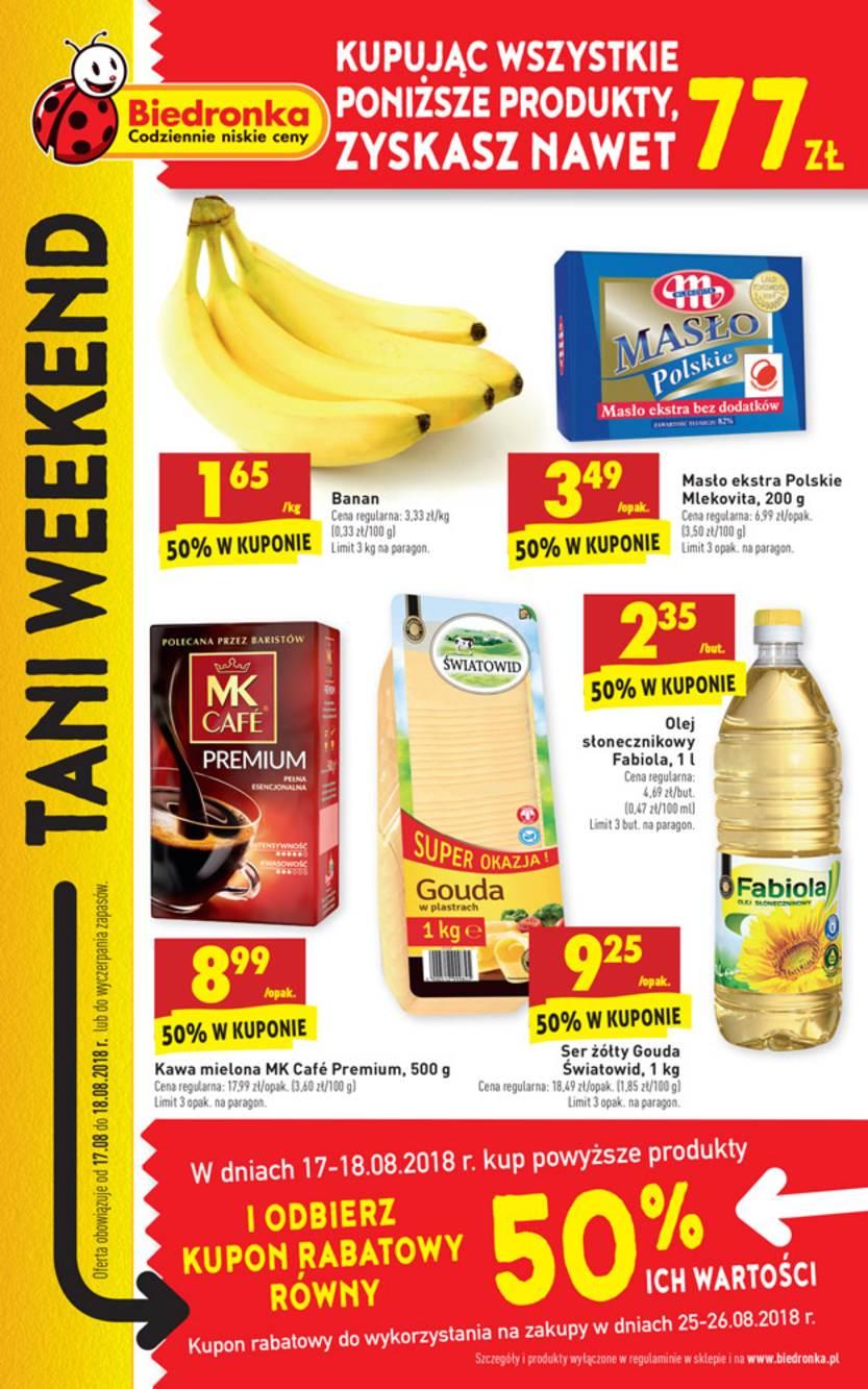 Gazetka promocyjna Biedronka str. 1
