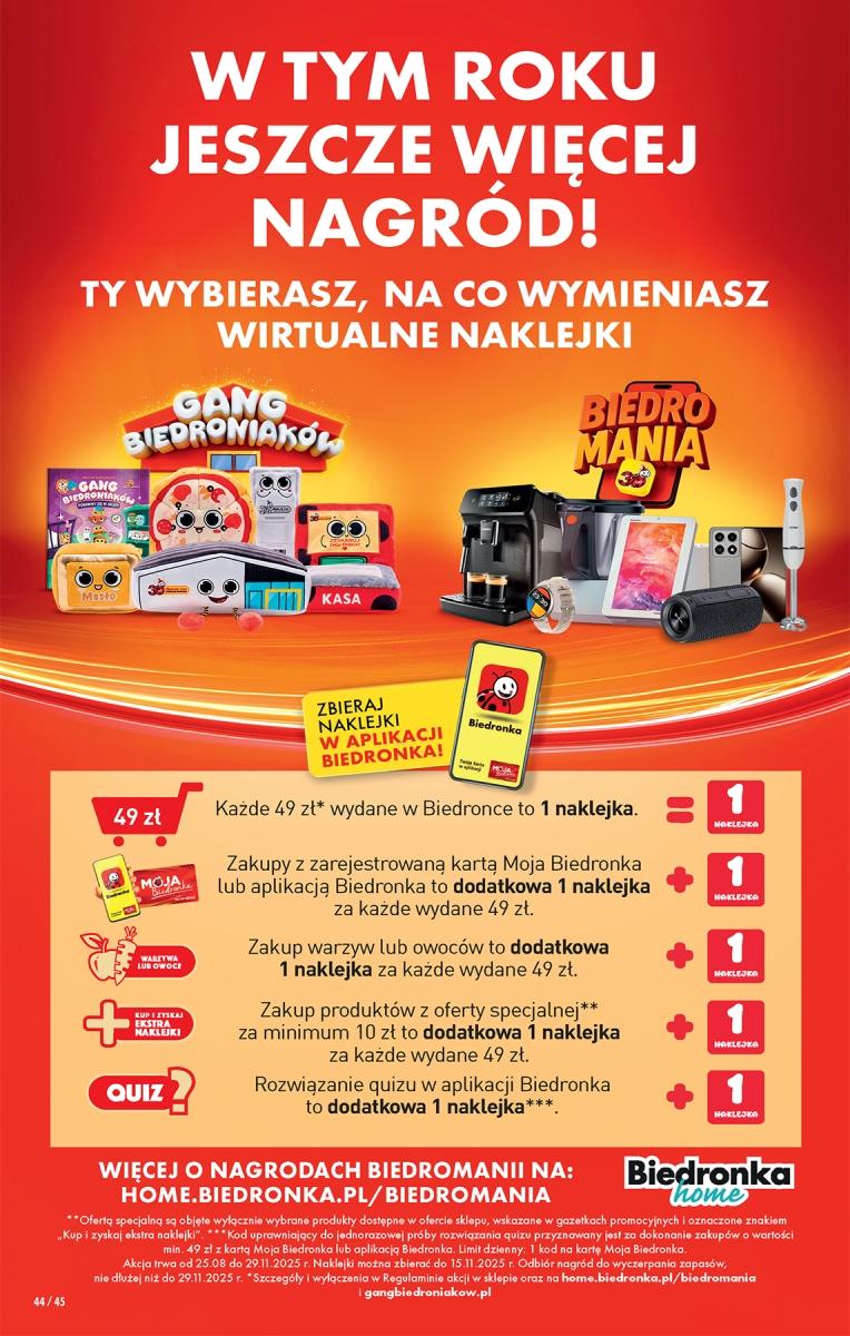 Gazetka promocyjna Biedronka str. 43