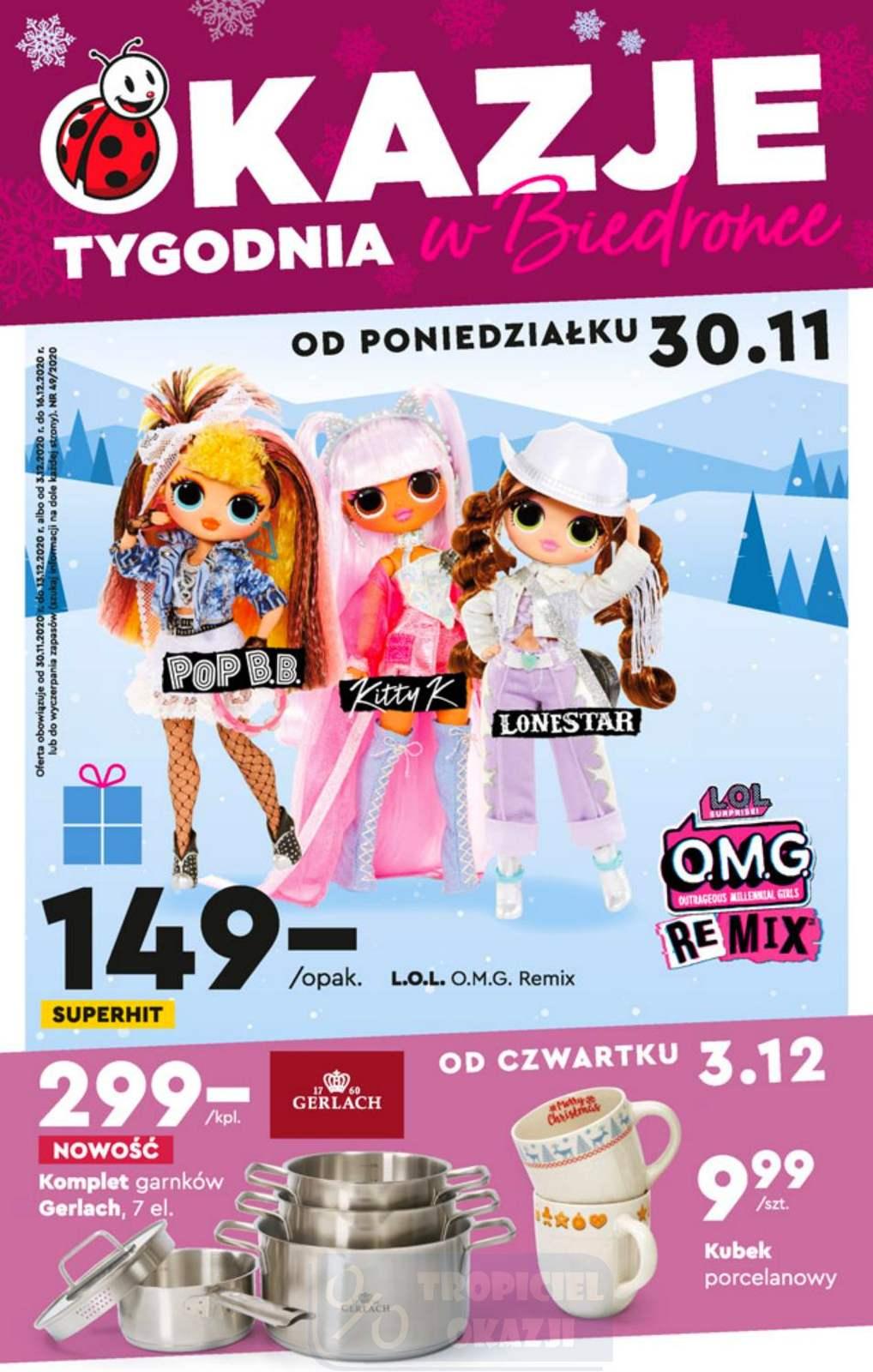 Gazetka promocyjna Biedronka str. 1